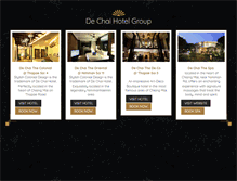 Tablet Screenshot of dechaihotel.com